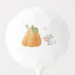 Globo Baby Shower de caída de ratón de calabaza suave