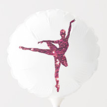 Ballerina rosa de un solo lado (añade tu mensaje)