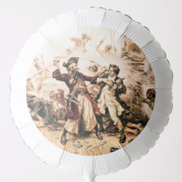 Globo Captura, barba negra pirata, venganza de la reina