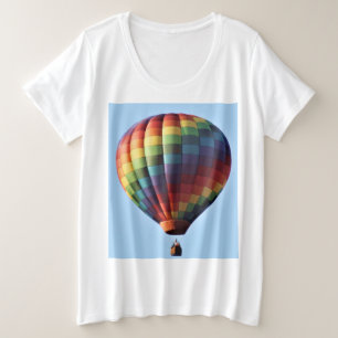 Globo de aire caliente de camiseta más camiseta pa