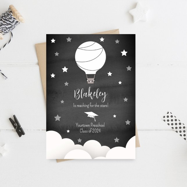 Globo de aire caliente + Invitación de graduación  (Subido por el creador)