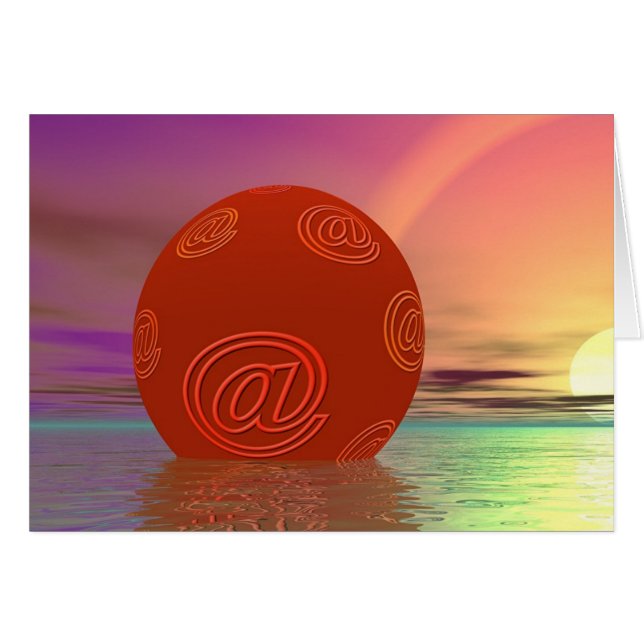 Globo de correo electrónico (Anverso (Horizontal))