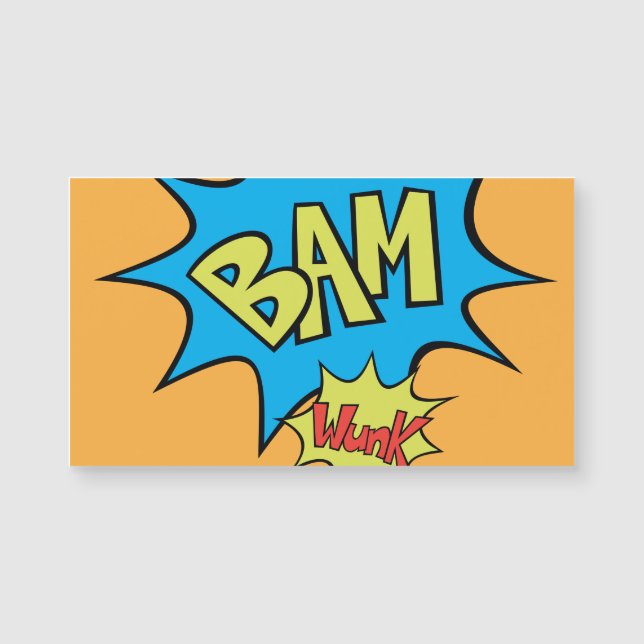 Globo de historietas "Bam" (Anverso)