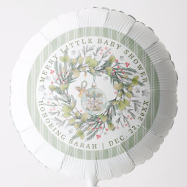 Globo de invierno de Merry Little Baby Shower