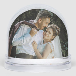 Globo de nieve Boda personalizado con tu foto