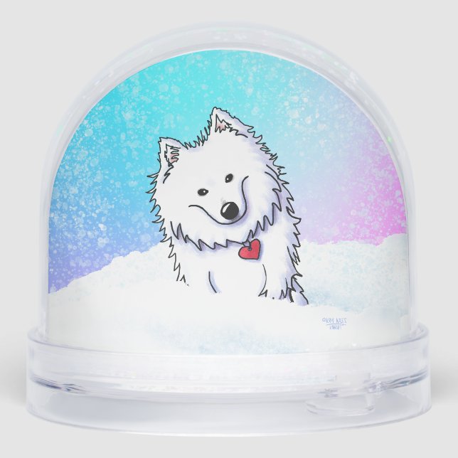 Globo de nieve de esquimal americano (Reverso)