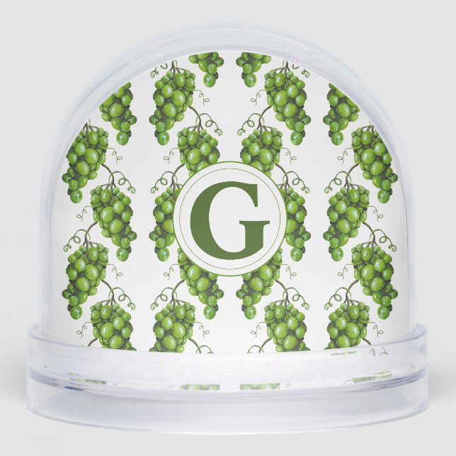 Globo de nieve de uvas verdes (Anverso)