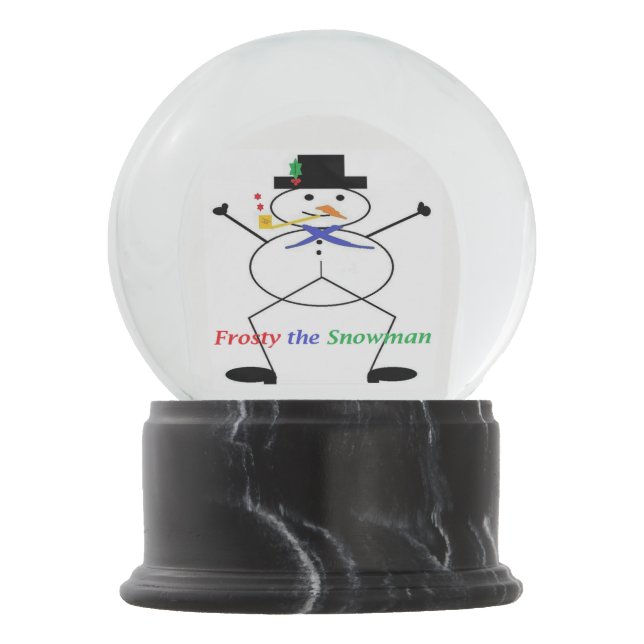 Globo de nieve "Frosty the Snowman" (Anverso)