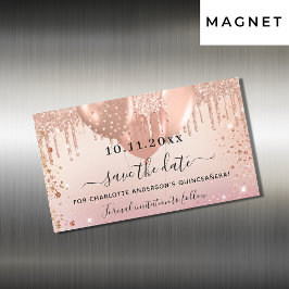 Globo de rosa rosa rosa rosado Quinceanera salva e