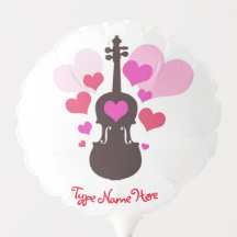 Globo de Violin Hearts