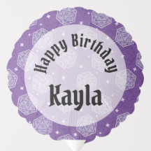 DnD Cumpleaños Party D20 Dice