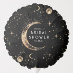Globo Ducha nupcial Celestial Mystical Starry Night<br><div class="desc">Globos fiestas especiales de color negro y oro celestes</div>