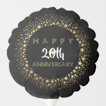 Estrella de Feliz Aniversario Personalizable