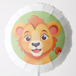 Globo Fun lion Face safari zoo Selva silvestre Cumpleaño