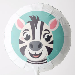 Globo Fun Zebra Face safari zoo Selva silvestre Cumpleañ