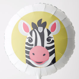 Globo Fun Zebra Face safari zoo Selva silvestre Cumpleañ