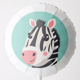 Globo Fun Zebra Face safari zoo Selva silvestre Cumpleañ