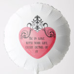 Globo Funny Valentine pink heart<br><div class="desc">Funny Valentine pink heart inspired by love, friendship, in pastel and festive colors, vibrant, letters, kisses. Perfect as a gift for a loved one, for mom, girlfriend, sister, dad, boyfriend, family.</div>