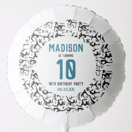 Globo Girls Modern Black Gymnastics Kids 10th Birthday