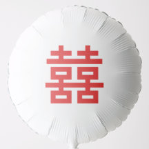 Globo Helio de doble felicidad