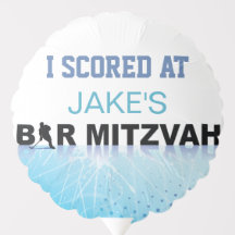 ICE HOCKEY Bar Bat Mitzvah Centerpiece Balloon