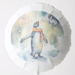 Globo Invierno vibes Penguin - Fiesta de cumpleaños -
