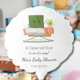 Globo Kawaii Baby Shower: Tema del musical de Sushi y Sa