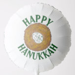 Globo Latkes Felices Fiestas Judías en Hanukkah Chanukah<br><div class="desc">El diseño de globos presenta un original ilustracion de marca de un delicioso batido de patata, con HAPPY HANUKKAH en una fuente divertida. Este diseño vacacional también está disponible en otros productos, como la coordinación de productos fiestas y la decoración. ¿No ves lo que estás buscando? ¿Necesita ayuda con la...</div>