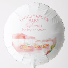 Globo Locally Grown Baby Girl Shower Farmers Market
