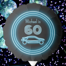 Motor Sport Tema negro con masculina de auto azul