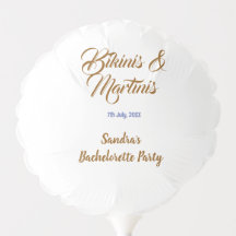 nombre de despedida de soltera bikinis y martinis