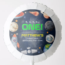Outer Space First Birthday