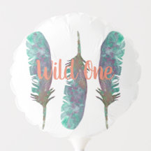 Pluma acuática salvaje de un primer cumpleaños