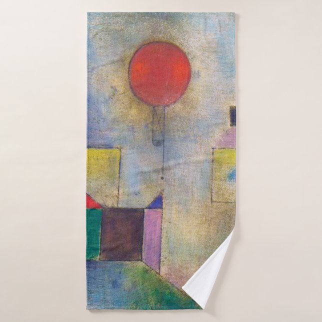 Globo Rojo, Klee (Toalla de baño)
