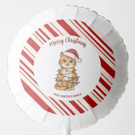 Globo Simple modern merry christmas kitten CatMAS patter