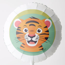 Globo Tigre divertido Face safari zoo Selva silvestre Cu