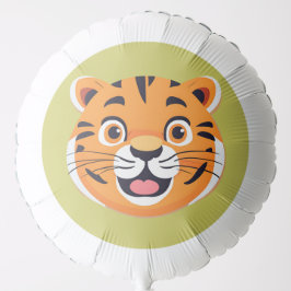 Globo Tigre divertido Face safari zoo Selva silvestre Cu