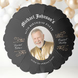 Globo Vintage Age to Perfection 50th Birthday Party<br><div class="desc">Vintage Aged to Perfection 50th Birthday Party Balloon. Sumérjase en el encanto eterno de nuestra colección de fiestas de cumpleaños con temática "Aged to Perfection Whiskey". Disfrute del ambiente clásico vintage mientras celebra una vida bien vivida con elegancia y sofisticación. Nuestra selección de curados cuenta con todo lo necesario para...</div>