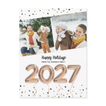 Globos 2018 | tarjetas postales | Año Nuevo