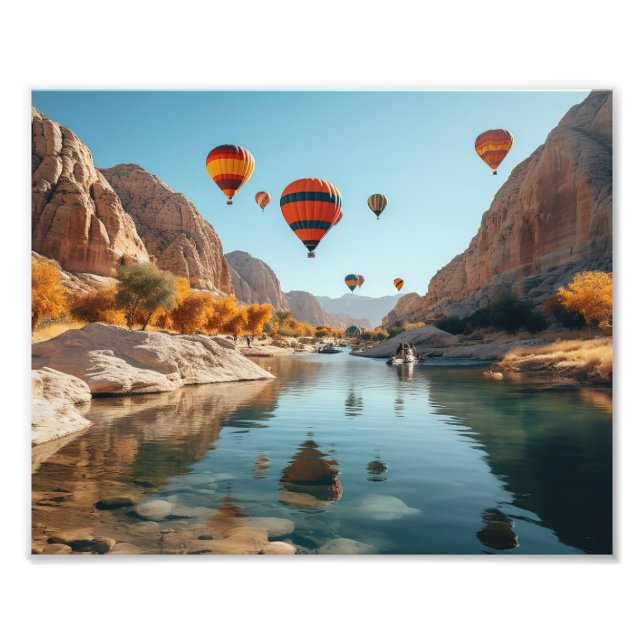 Globos Aerostáticos Impresión Fotográfica (Frente)