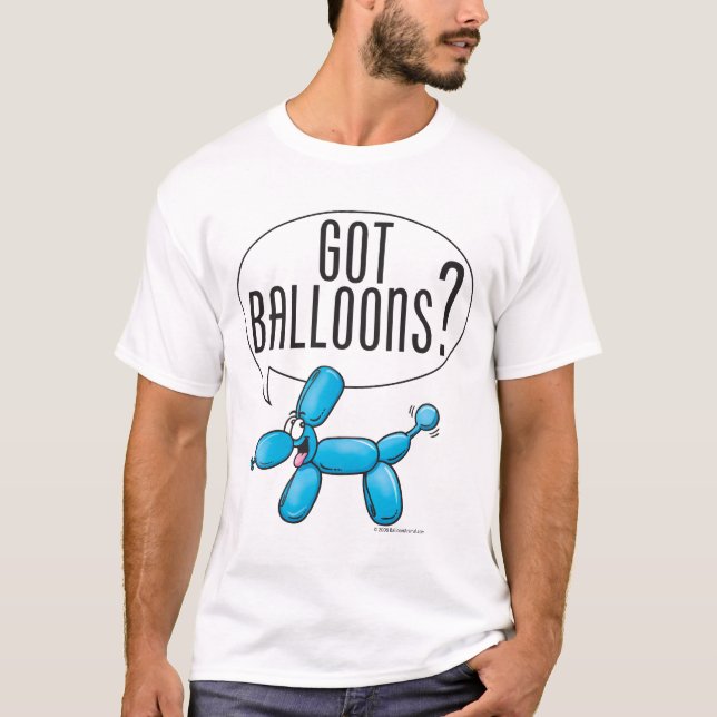 ¿Globos conseguidos? Camisa del animal del globo (Anverso)