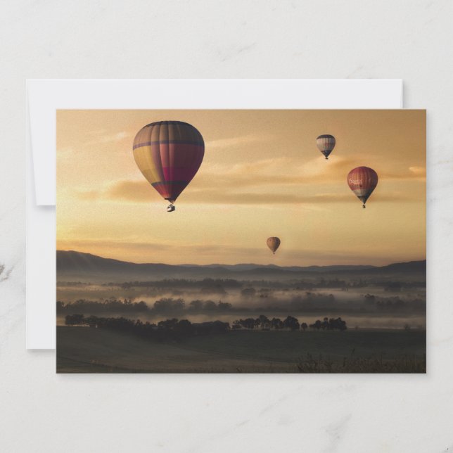 Globos de aire caliente (Anverso)