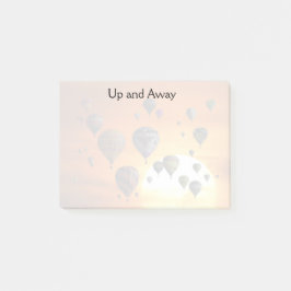 Globos de aire caliente en las notas posteriores a