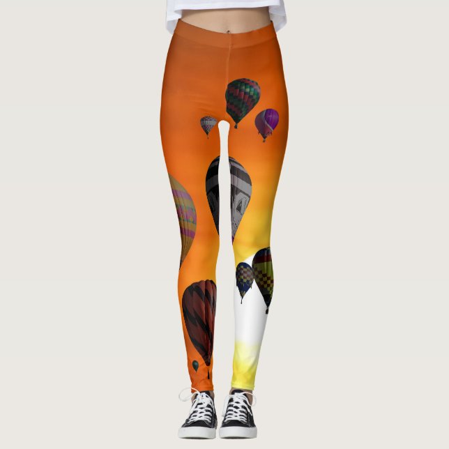 Globos de aire caliente en vuelo Leggings (Anverso)
