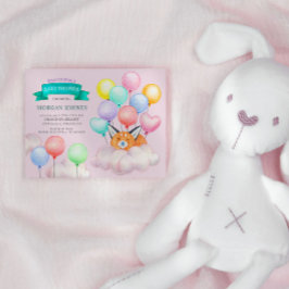 Globos de animales para bebés con Baby Shower