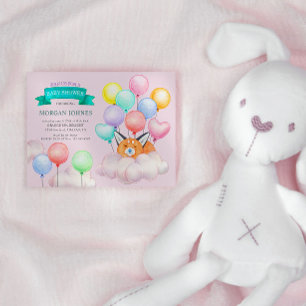Globos de animales para bebés con Baby Shower