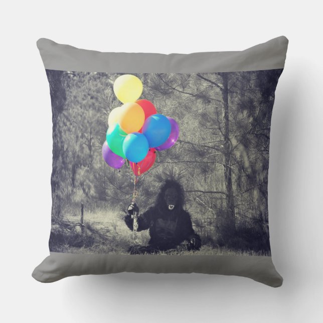 globos de cumpleaños almohada del cuerpo del simio (Anverso)