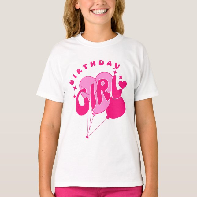 Globos de Cumpleaños y Camiseta de Corazón - Fiest (Anverso)