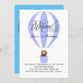 Globos de fiesta de miel para tu invitación de pri