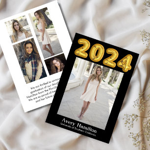 Globos de Invitación para graduados 2024 5 fotos